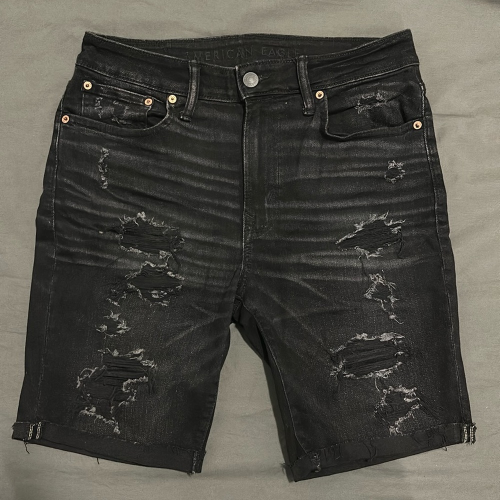 American Eagle Distressed Denim Shorts